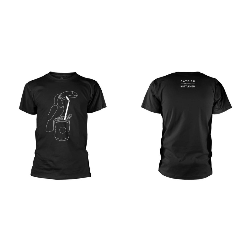 CATFISH & THE BOTTLEMEN UNISEX TEE: TOUCAN (BACK PRINT) (MEDIUM)