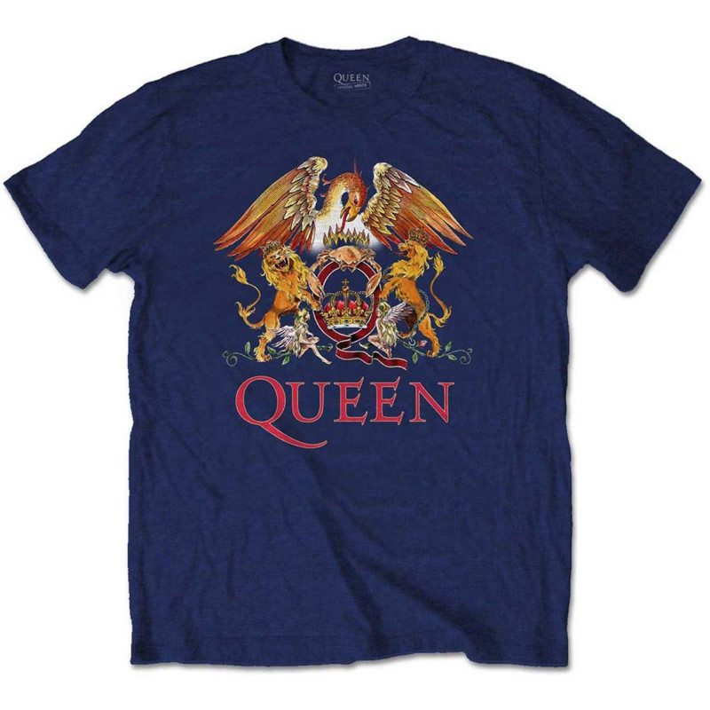 QUEEN UNISEX TEE: CLASSIC CREST (XX-LARGE)