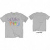 THE BEATLES UNISEX TEE: WHITE ALBUM BACK (BACK PRINT) (LARGE)