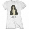 CHER LADIES TEE: LEATHER JACKET (X-LARGE)