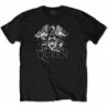 QUEEN UNISEX TEE: CREST LOGO (DIAMANTE) (XX-LARGE)