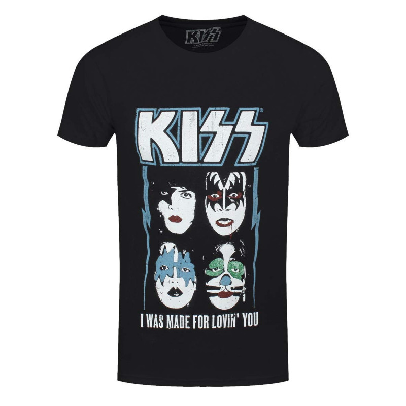 KISS UNISEX TEE: MADE FOR LOVIN' YOU (MEDIUM)