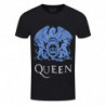 QUEEN UNISEX TEE: BLUE CREST (SMALL)