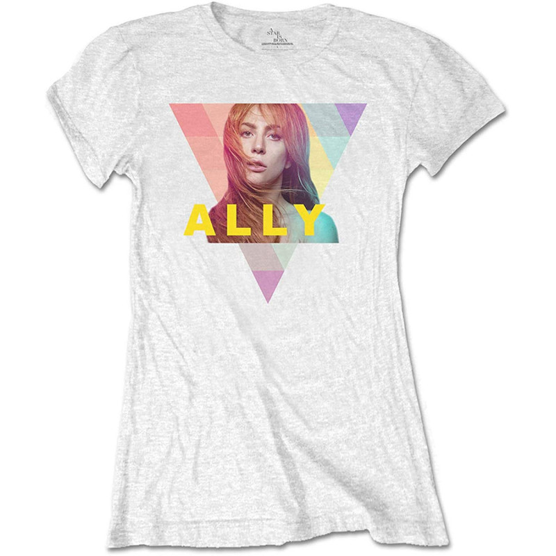 A STAR IS BORN LADIES TEE: ALLY GEO-TRIANGLE (MEDIUM)