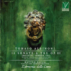 ALBINONI: 12 SONATE OP. III...