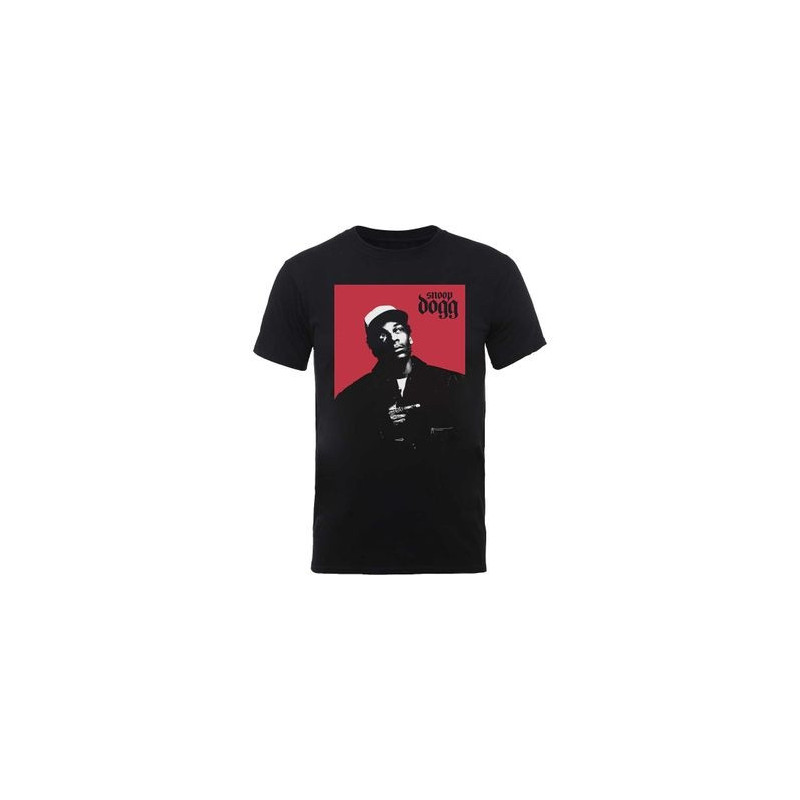 SNOOP DOGG UNISEX TEE: RED SQUARE (SMALL)