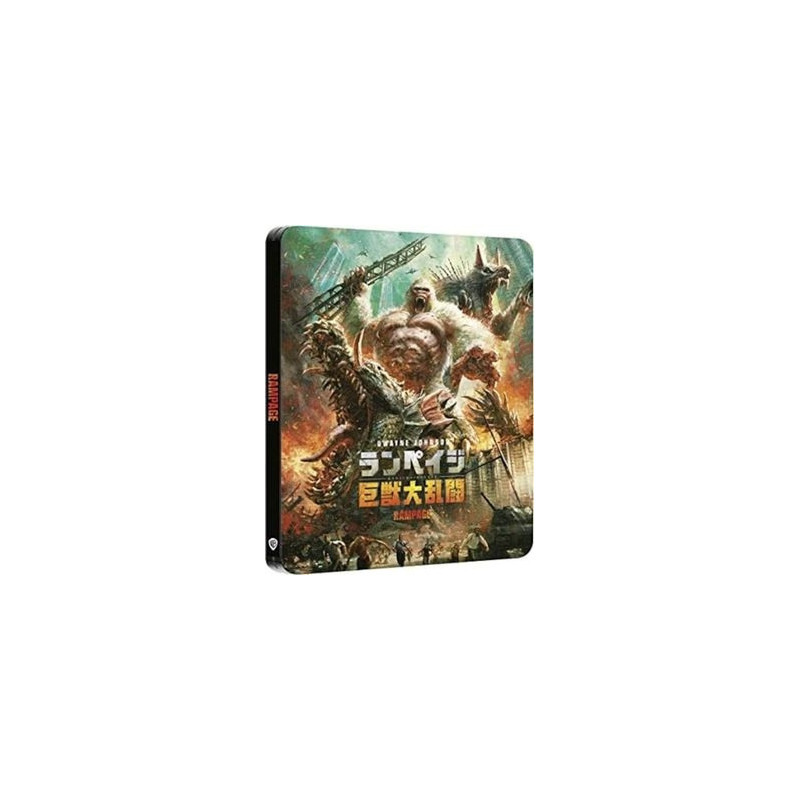 RAMPAGE - FURIA ANIMALE JAPANESE STEELBOOK (4K ULTRA HD + BLU-RAY)