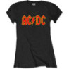 AC/DC LADIES TEE: LOGO (RETAIL PACK) (SMALL)