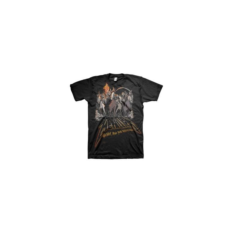 METALLICA 40TH ANNIVERSARY HORSEMEN TS BLACK