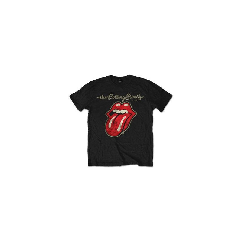 ROLLING STONES (THE) - PLASTERED TONGUE (T-SHIRT UNISEX TG. M)