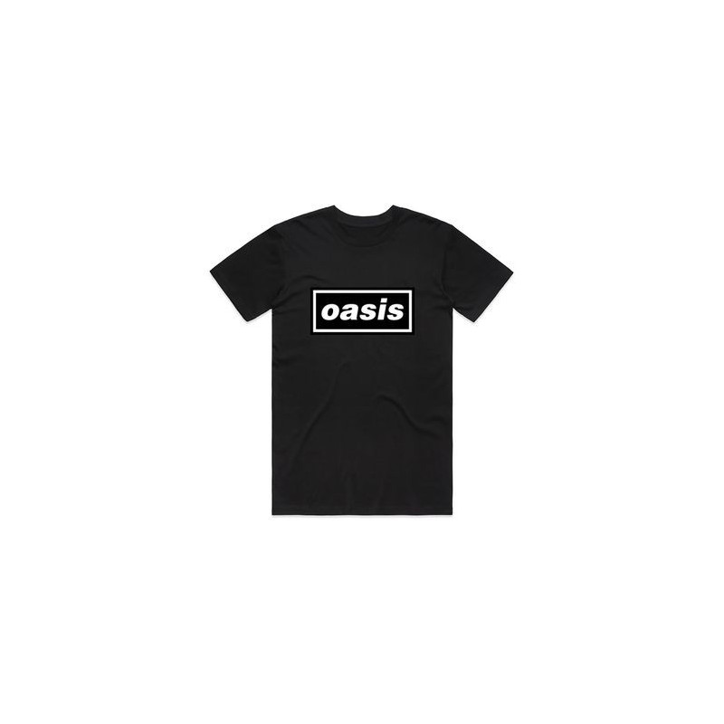 OASIS UNISEX TEE: DECCA LOGO (X-LARGE) BLACK UNISEX