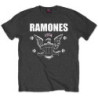 RAMONES T-SHIRT  XXL GREY UNISEX  1974 EAGLE