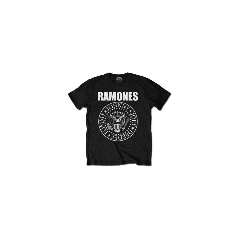 RAMONES T-SHIRT  XXL BLACK UNISEX  PRESIDENTIAL SEAL