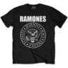 RAMONES T-SHIRT  XXL BLACK UNISEX  PRESIDENTIAL SEAL