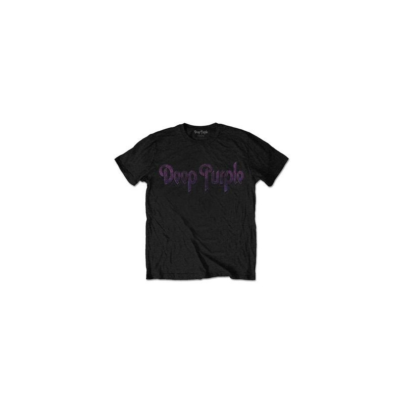 DEEP PURPLE  XXL BLACK UNISEX  VINTAGE LOGO