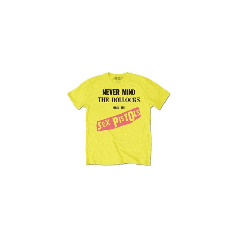 SEX PISTOLS T-SHIRT  L YELLOW UNISEX  NMTB ORIGINAL ALBUM