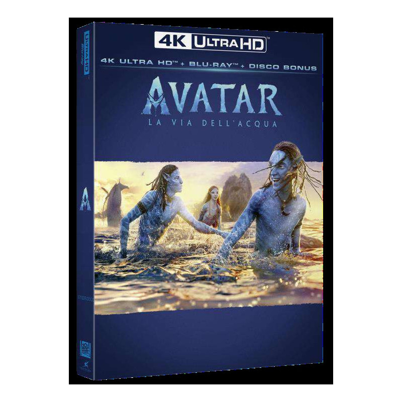 AVATAR - LA VIA DELL'ACQUA - 4K 3 DISCHI (BD 4K FILM + BD HD FILM + BD HD EXTRA) + OCARD