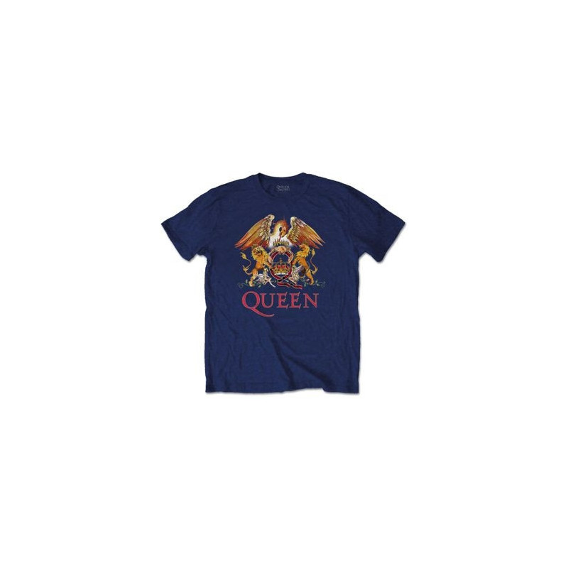 QUEEN T-SHIRT  11-12 YEARS KIDS BLUE  CLASSIC CREST