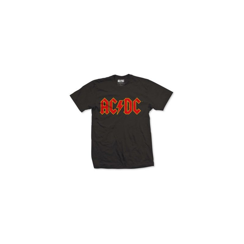 AC/DC T-SHIRT  11-12 YEARS KIDS BLACK  LOGO