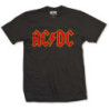 AC/DC T-SHIRT  11-12 YEARS KIDS BLACK  LOGO