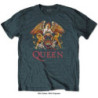 QUEEN MEN'S TEE: CLASSIC CREST (LARGE)