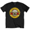 GUNS N ROSES T-SHIRT  S KIDS BLACK  CLASSIC LOGO