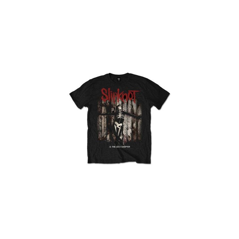 SLIPKNOT T-SHIRT  S BLACK UNISEX  .5: THE GRAY CHAPTER ALBUM