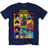 BEATLES  THE T-SHIRT  7-8 YEARS KIDS BLUE  SUBMARINE CHARACTERS