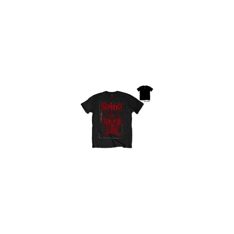 SLIPKNOT T-SHIRT  M BLACK UNISEX  DEAD EFFECT