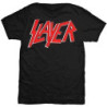 SLAYER T-SHIRT  XXL BLACK UNISEX  CLASSIC LOGO