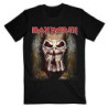 IRON MAIDEN T-SHIRT  XXL BLACK UNISEX  EDDIE CANDLE FINGER