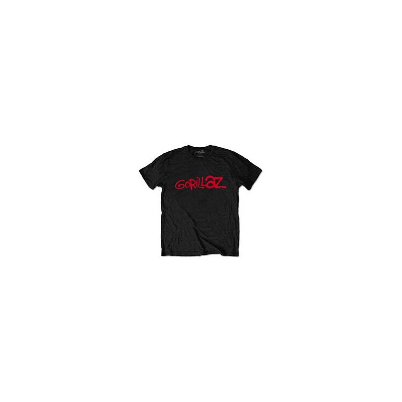 GORILLAZ T-SHIRT  XX-LARGE UNISEX BLACK  LOGO