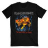 IRON MAIDEN T-SHIRT  XX-LARGE UNISEX BLACK  NUMBER OF THE BEAST EDDIE PANEL BURST