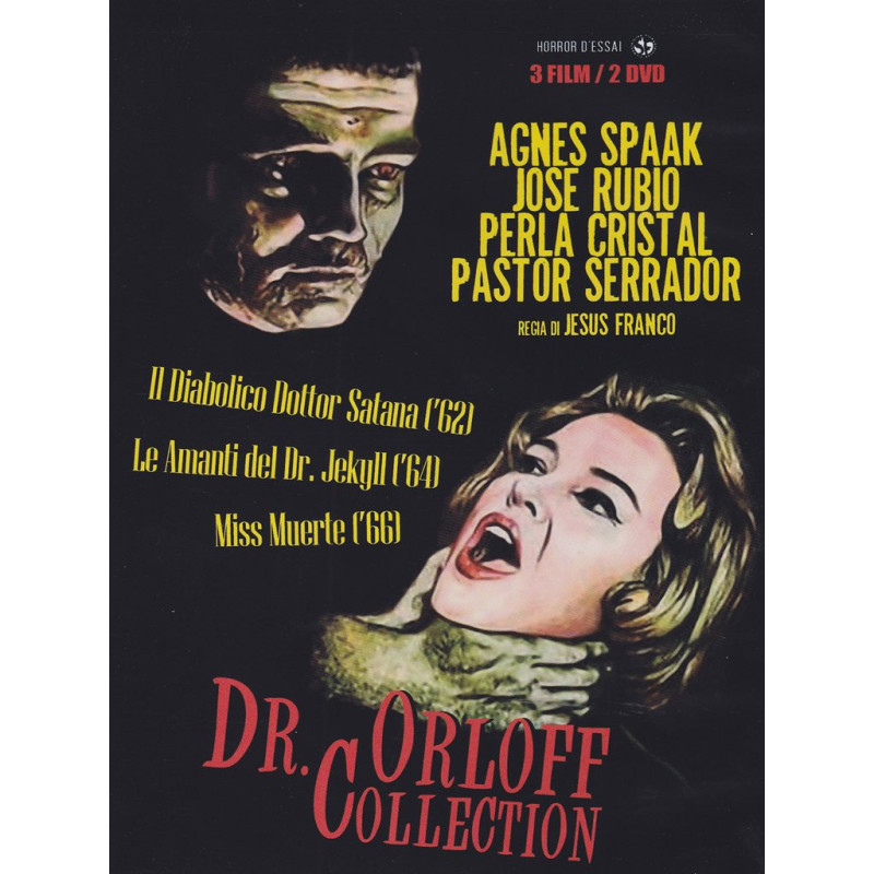 COF. JESUS FRANCO DR.ORLOFF (IL DIABOLICO DR SATANA/LE AMANTI DEL DR JEKYLL/MISS MUERTE) (1962+1964+