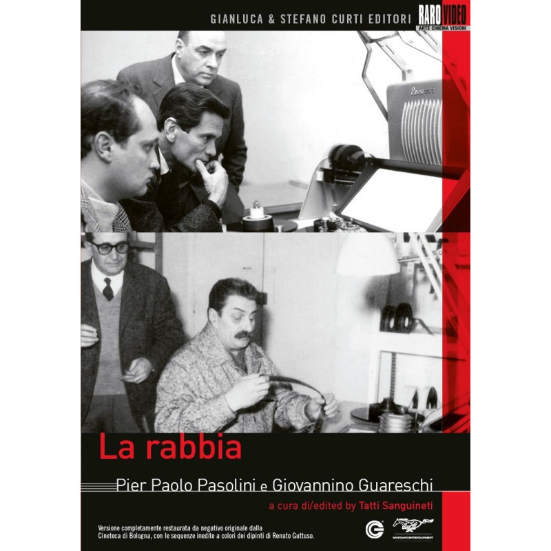 LA RABBIA - PASOLINI GUARESCHI - DVD (1963) REGIA PIER PAOLO PASOLINI - GIOVANNINO GUARESCH