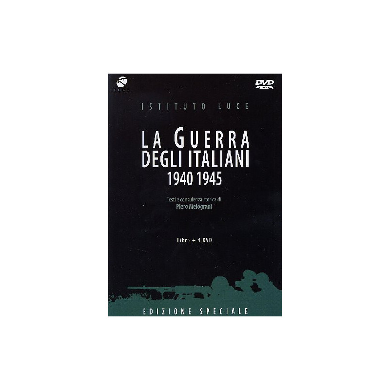 IVA 0% - LA GUERRA DEGLI ITALIANI 1940/1945- DELUXE 4DVD+LIBRO