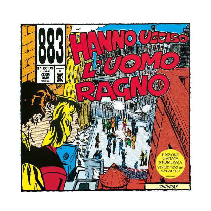 Hanno ucciso l'Uomo Ragno (Splatter Red-Blue Vinyl) - 883 - Vinile