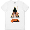 A CLOCKWORK ORANGE (KNIFE) WHITE UNISEX T-SHIRT EXTRA LARGE