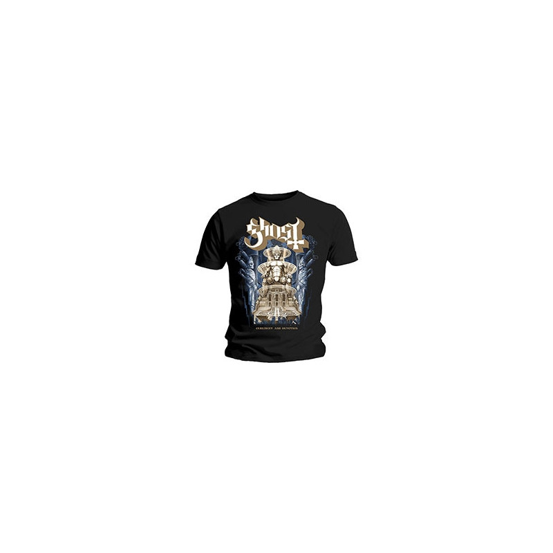 GHOST UNISEX T-SHIRT: CEREMONY & DEVOTION (X-LARGE)