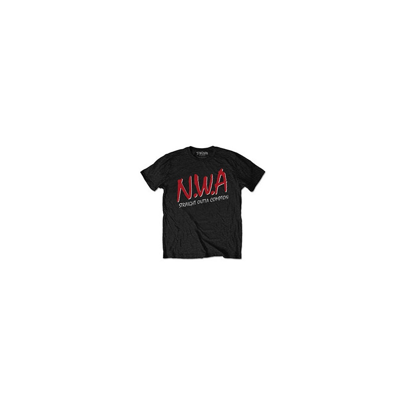 N.W.A UNISEX TEE: STRAIGHT OUTTA COMPTON (LARGE)