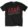 N.W.A UNISEX TEE: STRAIGHT OUTTA COMPTON (LARGE)