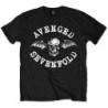 AVENGED SEVENFOLD UNISEX T-SHIRT: CLASSIC DEATH BAT (MEDIUM)