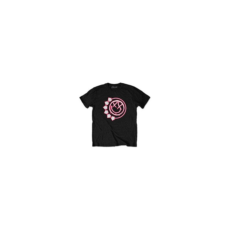 BLINK-182 UNISEX T-SHIRT: SIX ARROW SMILE (MEDIUM)