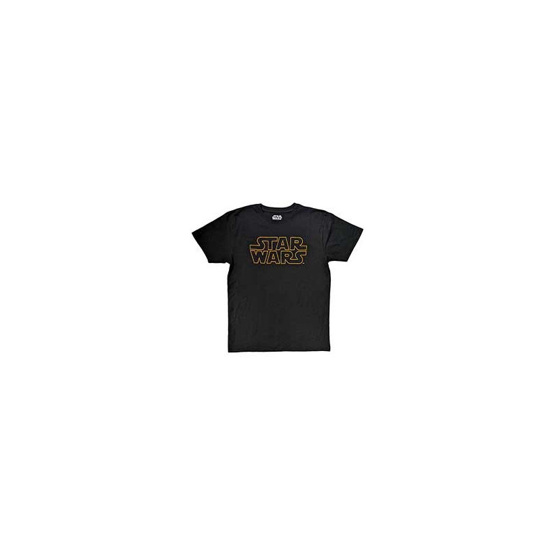 STAR WARS UNISEX T-SHIRT: LOGO OUTLINE (X-LARGE)