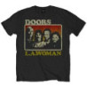 THE DOORS UNISEX T-SHIRT: LA WOMAN (X-LARGE)