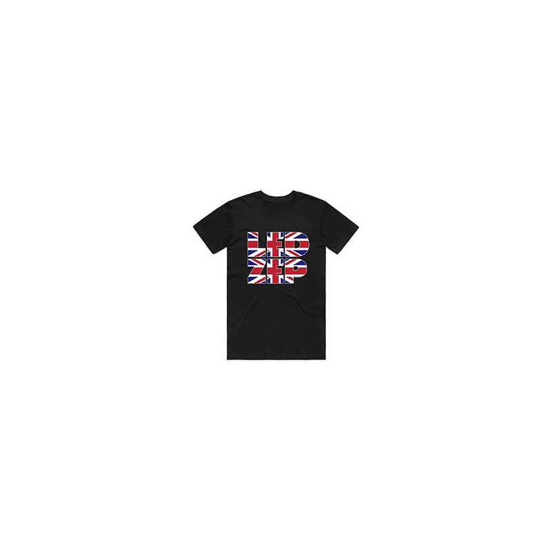 LED ZEPPELIN UNISEX T-SHIRT: UNION JACK TYPE (MEDIUM)