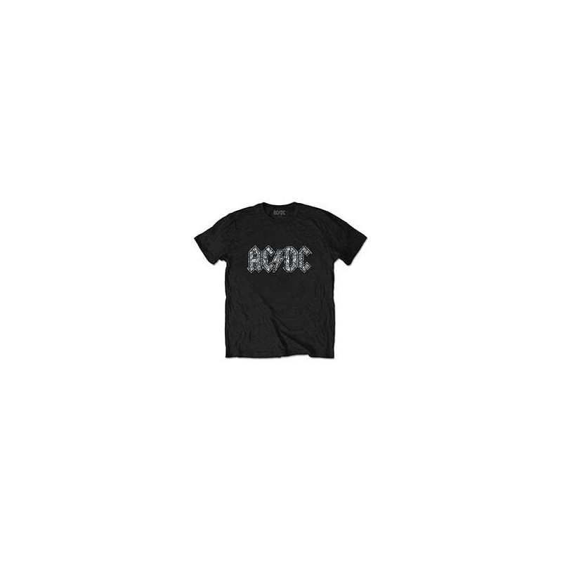 AC/DC KIDS T-SHIRT: LOGO (EMBELLISHED) (7-8 YEARS)