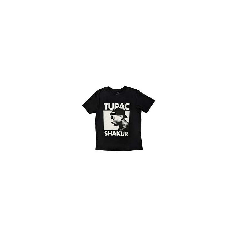 TUPAC UNISEX T-SHIRT: EYES CLOSED (SMALL)