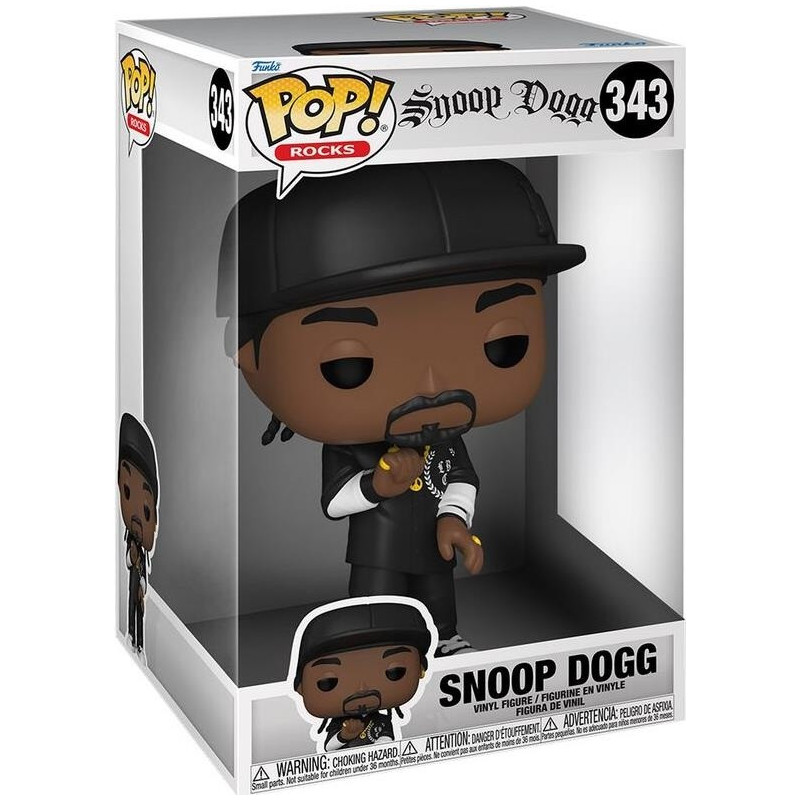 SNOOP DOGG: FUNKO POP!: POP! ROCKS 10" - SNOOP DOGG (VINYL FIGURE 343)