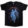 METALLICA UNISEX T-SHIRT BLUE JUSTICE